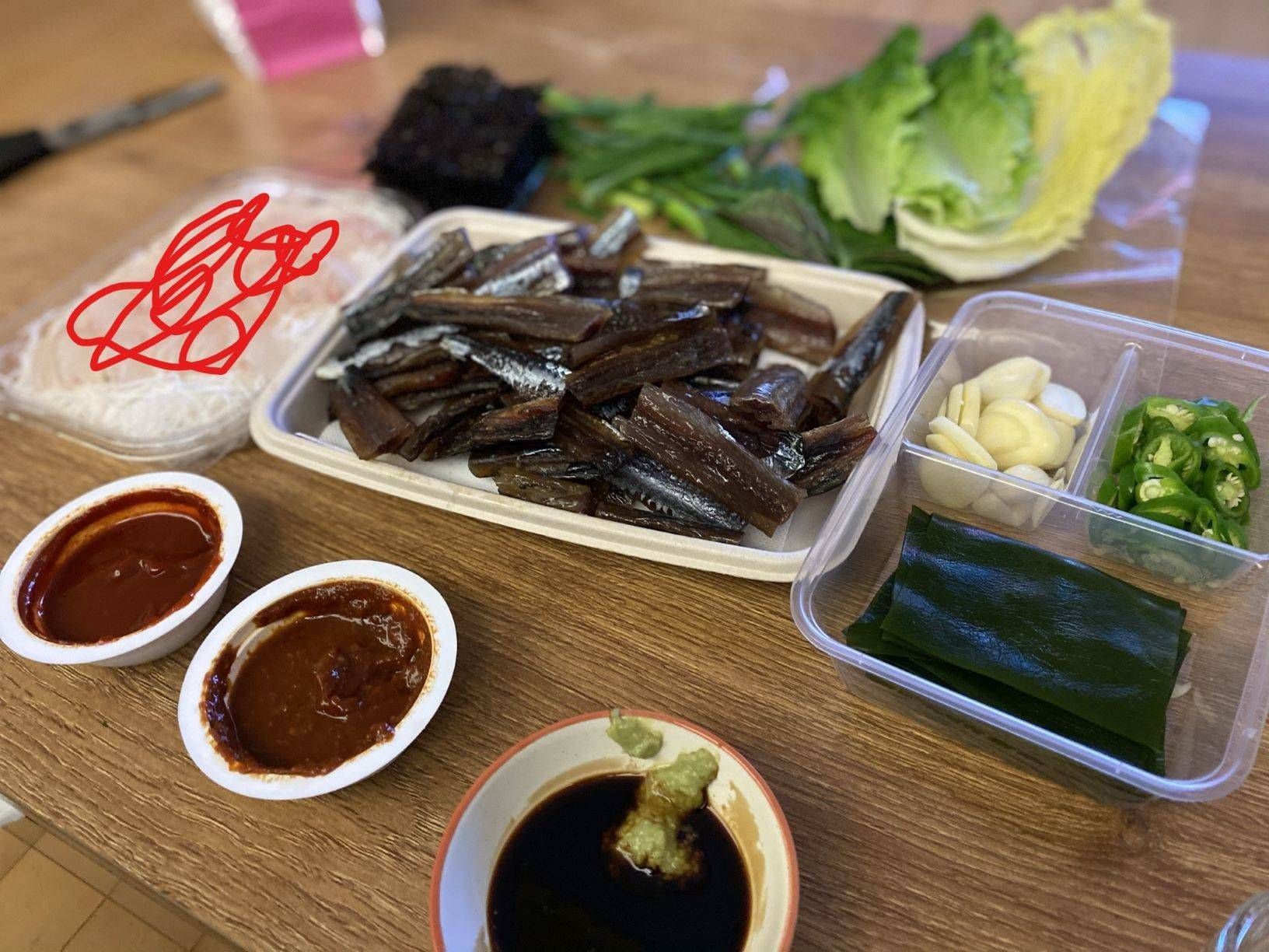 오늘회 구룡포 햇 과메기 한상 사용기